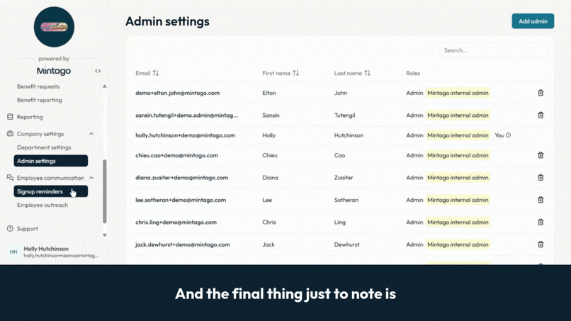 Employee Engagement Walkthrough GIF